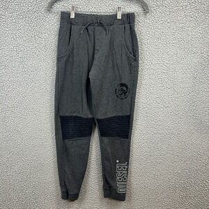 Diesel Joggers Jogger Sweatpants Youth Boys (10-12) Medium Gray Black